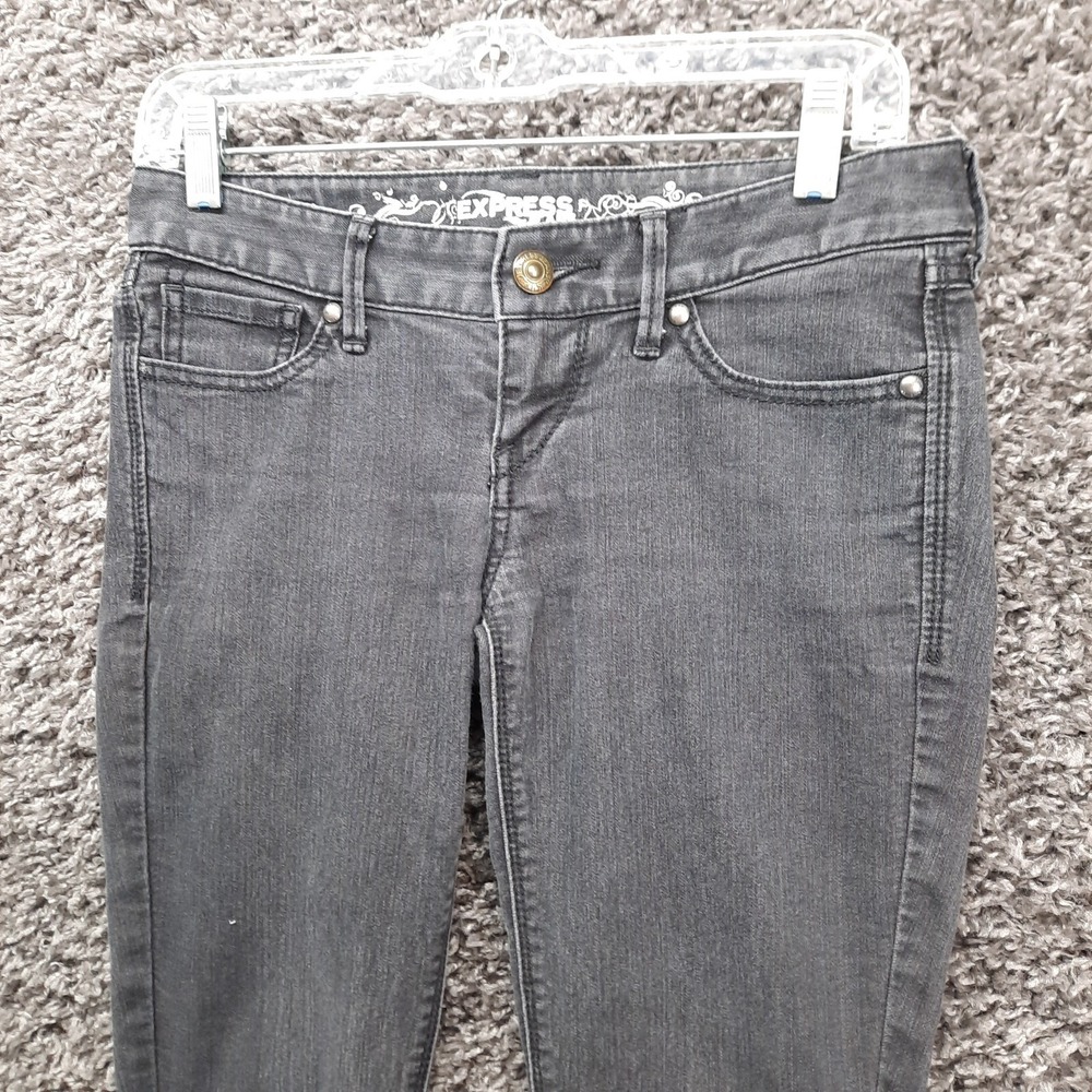 Express Jeans Womens 0 S Black Jegging Stretch Slim Fit Low Rise Zelda Pants